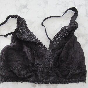 Felina Bralette M Medium Black Lace Wireless